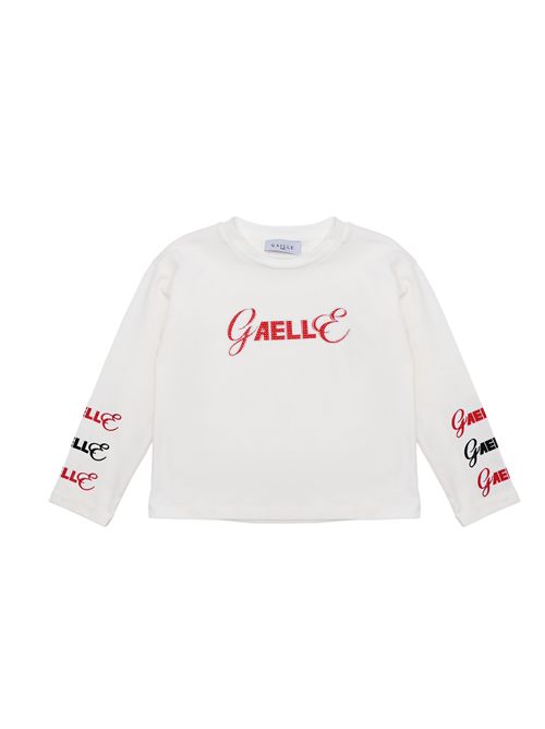 T-shirt, bambina, logata. GAELLE PARIS | 2741M00579WH
